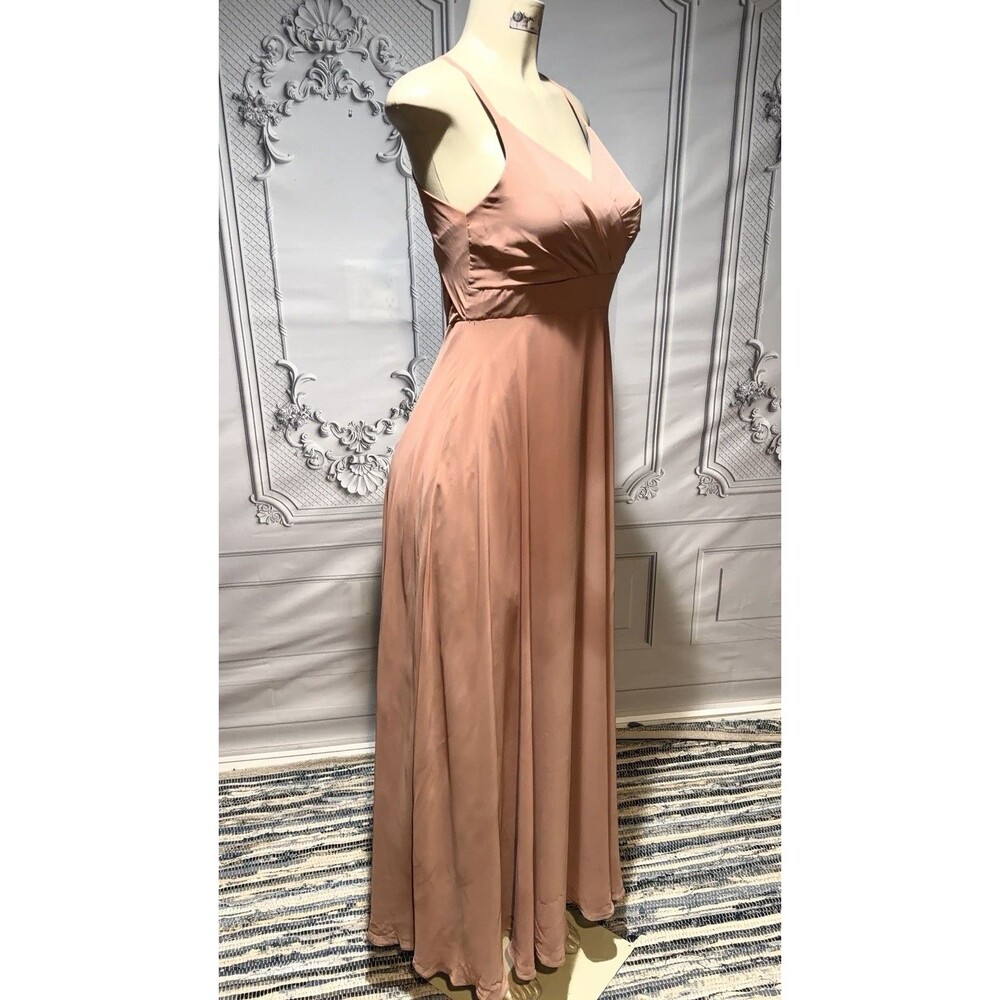 AZAZIE Bridesmaid dress long chiffon Size J16 - Picture 8 of 10
